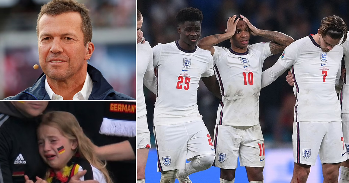 Huyền thoại ĐT Đức 𝒄𝒐̂𝒏𝒈 𝒌𝒊́𝒄𝒉 ĐT Anh sau thất bại trước Italia ở ngay sân nhà Wembley