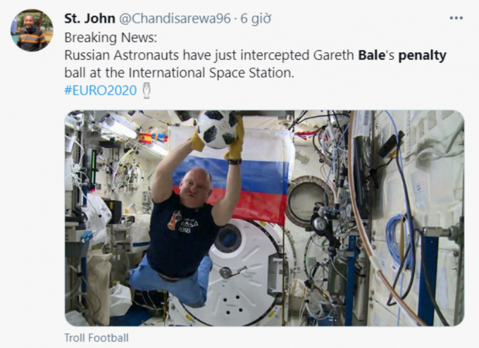 Quả 11m ”đi vào vũ trụ” của Bale giúp CĐV mở hội chế ảnh cực hài hước