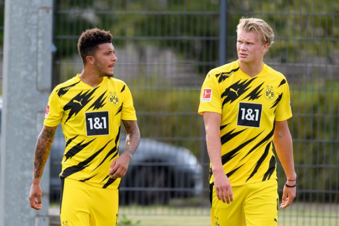 Sancho rời Dortmund đến Man Utd, Haaland phản ứng thế nào?