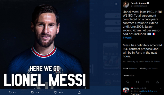 Cha của Messi lên tiếng xác nhận thời điểm El Pulga cầm áo đấu PSG