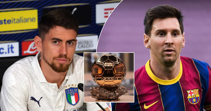 Jorginho nhận định bất ngờ về khả năng vượt Messi, giành Quả bóng Vàng 2021