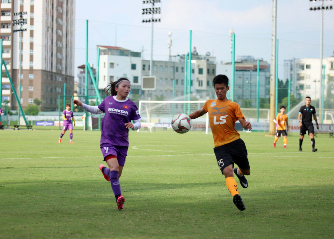 Kết quả trận đấu tập giữa ĐTQG nữ Việt Nam vs U15 nam Futsal Thái Sơn Bắc
