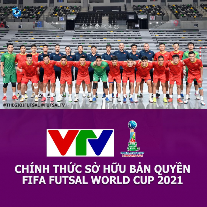 NÓNG! Đã có bản quyền xem các trận đấu của ĐT Futsal Việt Nam ở World Cup