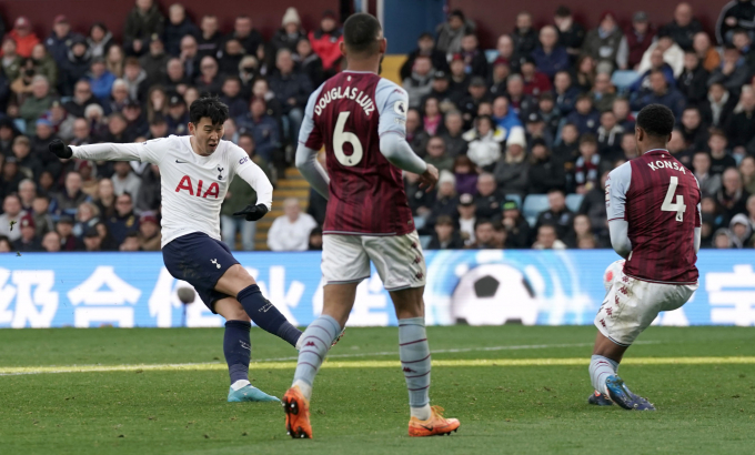 Kết quả Tottenham vs Aston Villa: Son thăng hoa, ’Gà trống’ ngạo nghễ top 4