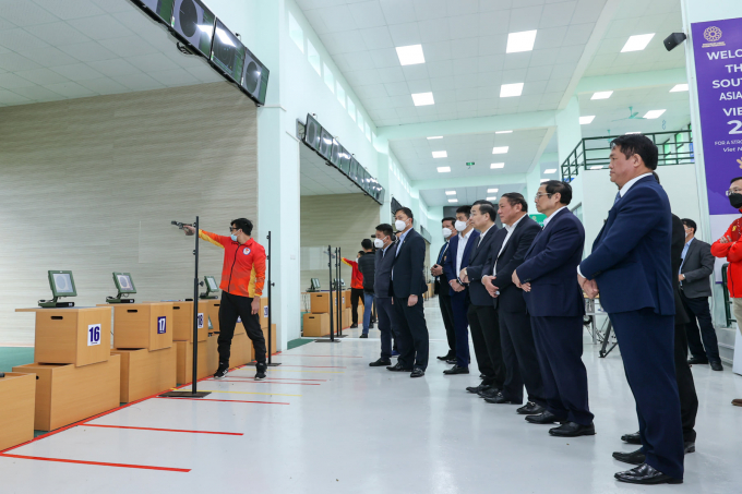 Thủ tướng Phạm Minh Chính động viên đoàn thể thao Việt Nam, kiểm tra công tác chuẩn bị SEA Games 31