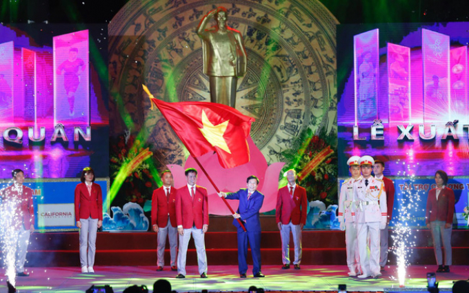 Hôm nay (ngày 28/4), đoàn thể thao Việt Nam làm lễ xuất quân dự SEA Games 31
