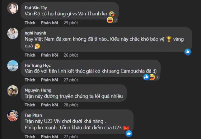 Người hâm mộ ’điểm mặt gọi tên’ Lê Văn Đô sau trận hòa của U23 Việt Nam