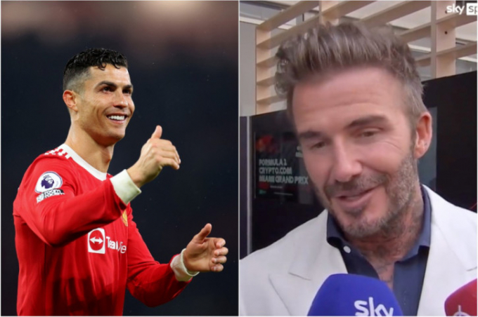 Beckham nhắn nhủ Ronaldo chuyện tương lai ở MU