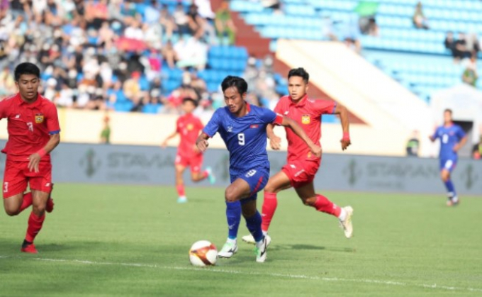 Kết quả U23 Lào vs U23 Campuchia: Cơn mưa bàn thắng ở Thiên Trường