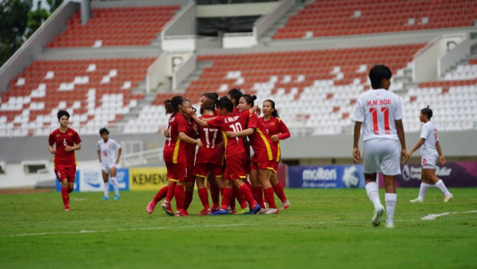 Kết quả U18 nữ Việt Nam - U18 nữ Myanmar: Đẳng cấp chênh lệch, hiên ngang vào chung kết