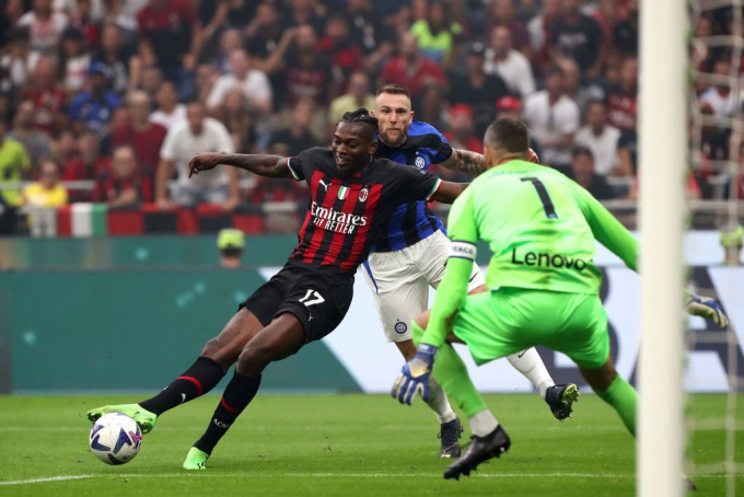 Kết quả AC Milan - Inter Milan: Ngòi nổ mang tên Rafael Leao