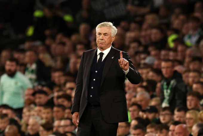 Carlo Ancelotti cảm thấy nhẹ nhõm vì giành chiến thắng trước Celtic