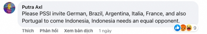Quật đổ đội hạng 84 FIFA, fan Indonesia thách đấu Brazil, Đức và Pháp