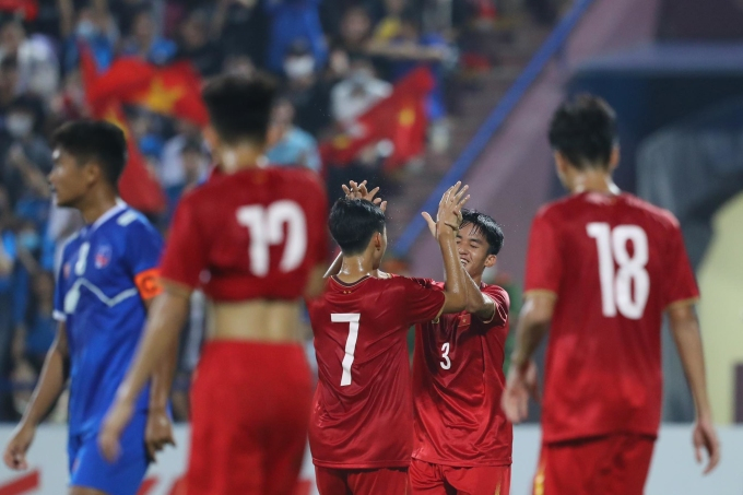 Kết quả U17 Việt Nam - U17 Nepal: Thị uy sức mạnh trước U17 Thái Lan