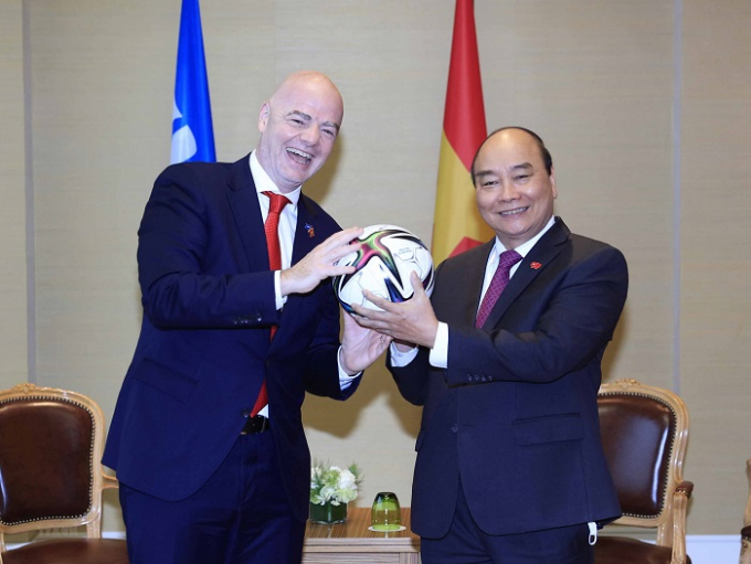 Chủ tịch FIFA hết lời khen ngợi Việt Nam