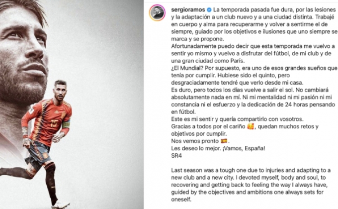 Bị Enrique loại khỏi danh sách World Cup, Ramos đáp trả bằng tuyên bố cứng rắn