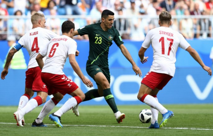 Hạ Tunisia, Australia cắt chuỗi trận không thắng tại World Cup