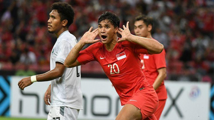 Singapore mất tiền đạo số 1 khi đấu với Việt Nam