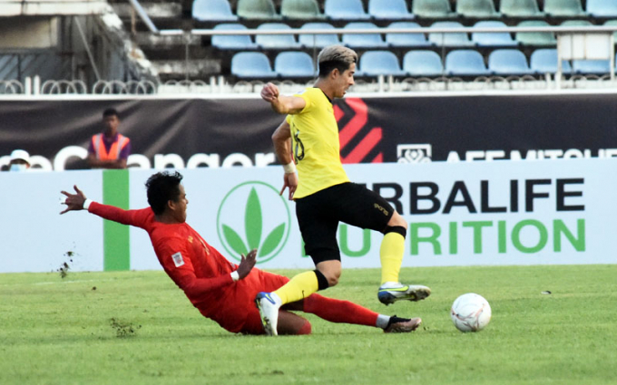 Malaysia nhọc nhằn đánh bại Myanmar trong trận ra quân AFF Cup 2022