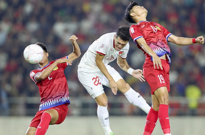 AFC dùng 2 từ miêu tả chiến thắng của ĐT Việt Nam trước Lào