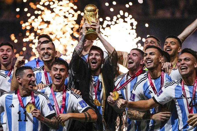 Vô địch thế giới nhưng Argentina vẫn xếp sau Brazil