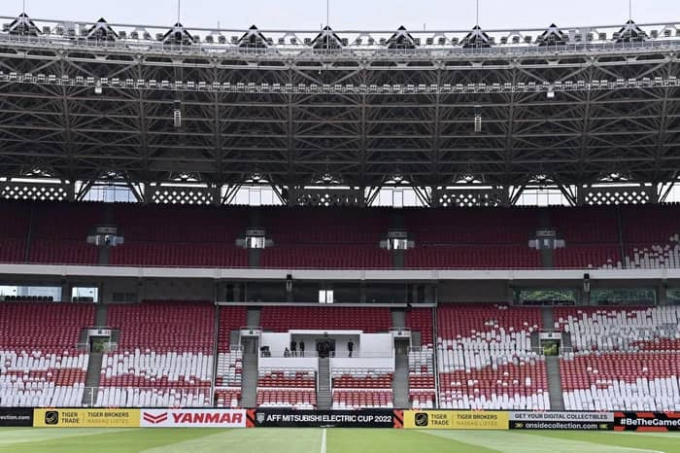Indonesia và Việt Nam đá trên sân vận động đẹp nhất Đông Nam Á
