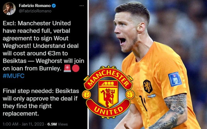 Man United đạt thỏa thuận chiêu mộ Weghorst