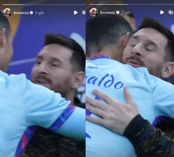 PSG thắng sát nút, Messi đăng đoạn video Ronaldo lên Instagram