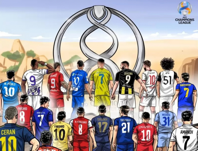 AFC Champions League 2023/24 khởi tranh: Ronaldo, Neymar, Benzema làm trùm phía Tây?