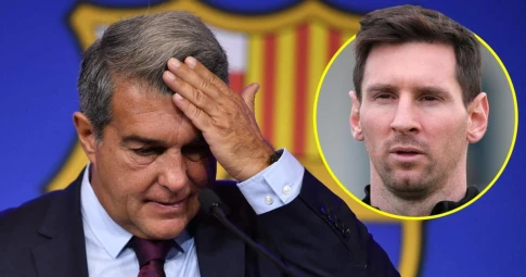 Chủ tịch Barca công khai đang nợ lương Messi