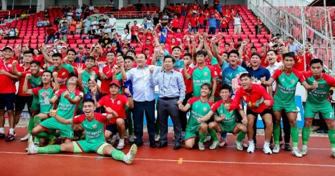 Bình Phước ở lại Hạng Nhất: Bình minh mới bóng đá miền Nam