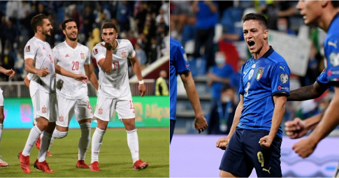 Italia, ĐT Đức và Tây Ban Nha thắng dễ, ĐT Anh rơi 3 điểm ở phút cuối