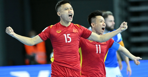 HLV ĐT Futsal Việt Nam: Ghi bàn vào lưới Brazil ở World Cup là hạnh phúc