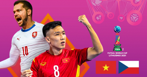 Trực tiếp Việt Nam vs CH Séc | FIFA FUTSAL WORLD CUP 2021 | 20h00 ngày 19/09/2021