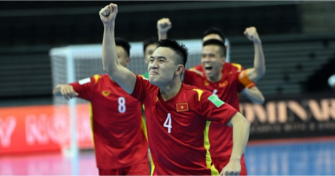 CHÍNH THỨC: ĐT Futsal Việt Nam <b>lọt vào vòng 1/8 FIFA Futsal World Cup 2021</b>