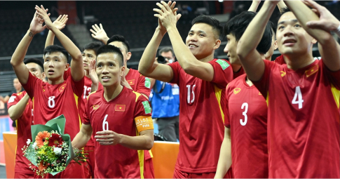 ĐT Futsal Việt Nam được thưởng 1 tỷ đồng sau khi vượt qua vòng bảng World Cup