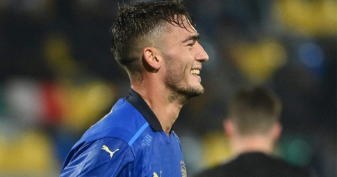 Simone Canestrelli ghi 4 'bàn thắng' trong trận ra mắt U21 Italia