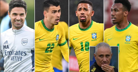Arsenal hưởng lợi nhờ quyết định lạ chưa từng thấy của Brazil?