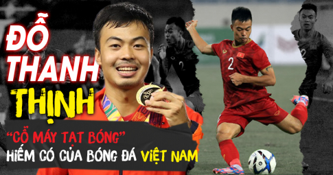 Đỗ Thanh Thịnh: ’Cỗ máy tạt bóng’ hiếm có của nền bóng đá Việt Nam