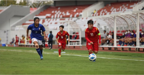 Kết quả U18 nữ Việt Nam vs U18 nữ Campuchia: Đẳng cấp chênh lệch, 'nhà vua băng hà',