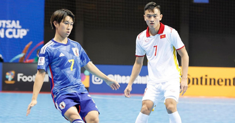 ĐT Futsal Việt Nam nhận kết buồn khi thua Nhật Bản