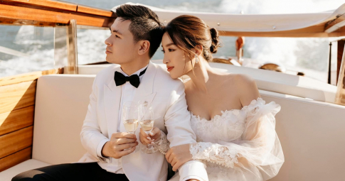 Hoa hậu Đỗ Mỹ Linh phản ứng về tin đồn cưới con trai bầu Hiển