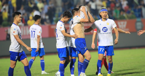 Vòng 21 V-League 2022: Nam Định chưa thể thoát khỏi nhóm cầm đèn đỏ