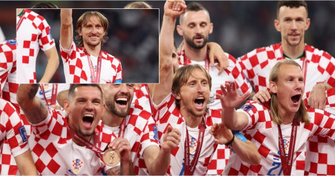 Nụ cười của Modric ở trận đấu World Cup cuối cùng