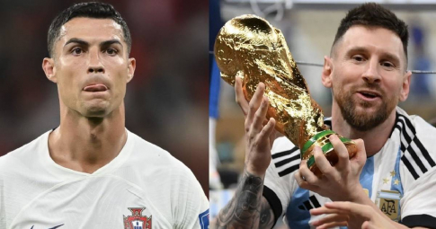 Ronaldo <b>phản ứng</b> ra sao khi Messi vô địch World Cup 2022?