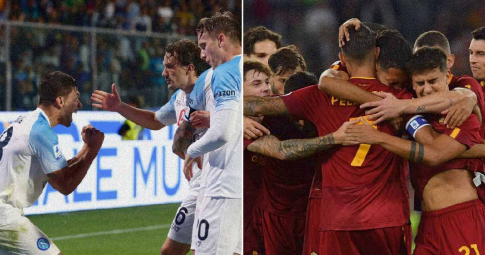 Tổng hợp 3 cặp trận đáng chú ý vòng 9: Napoli 'thị uy' sức mạnh; AS Roma chiến thắng 'chật vật'