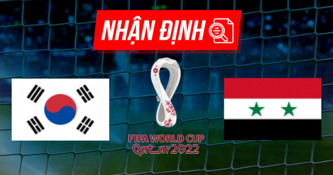 Nhận định Hàn Quốc vs Syria | World Cup 2022 | 18h00 ngày 07/10/2021