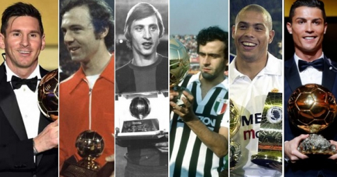 TOP 10 cầu thủ giành nhiều quả bóng vàng nhất trong lịch sử