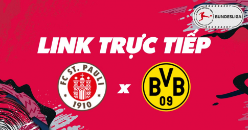 Link trực tiếp St. Pauli vs Dortmund 02h45 ngày 19/01/2022