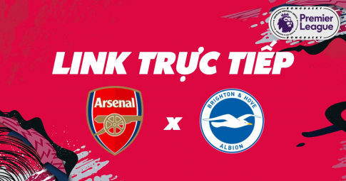 Link trực tiếp Arsenal vs Brighton 21h00 ngày 09/04/2022